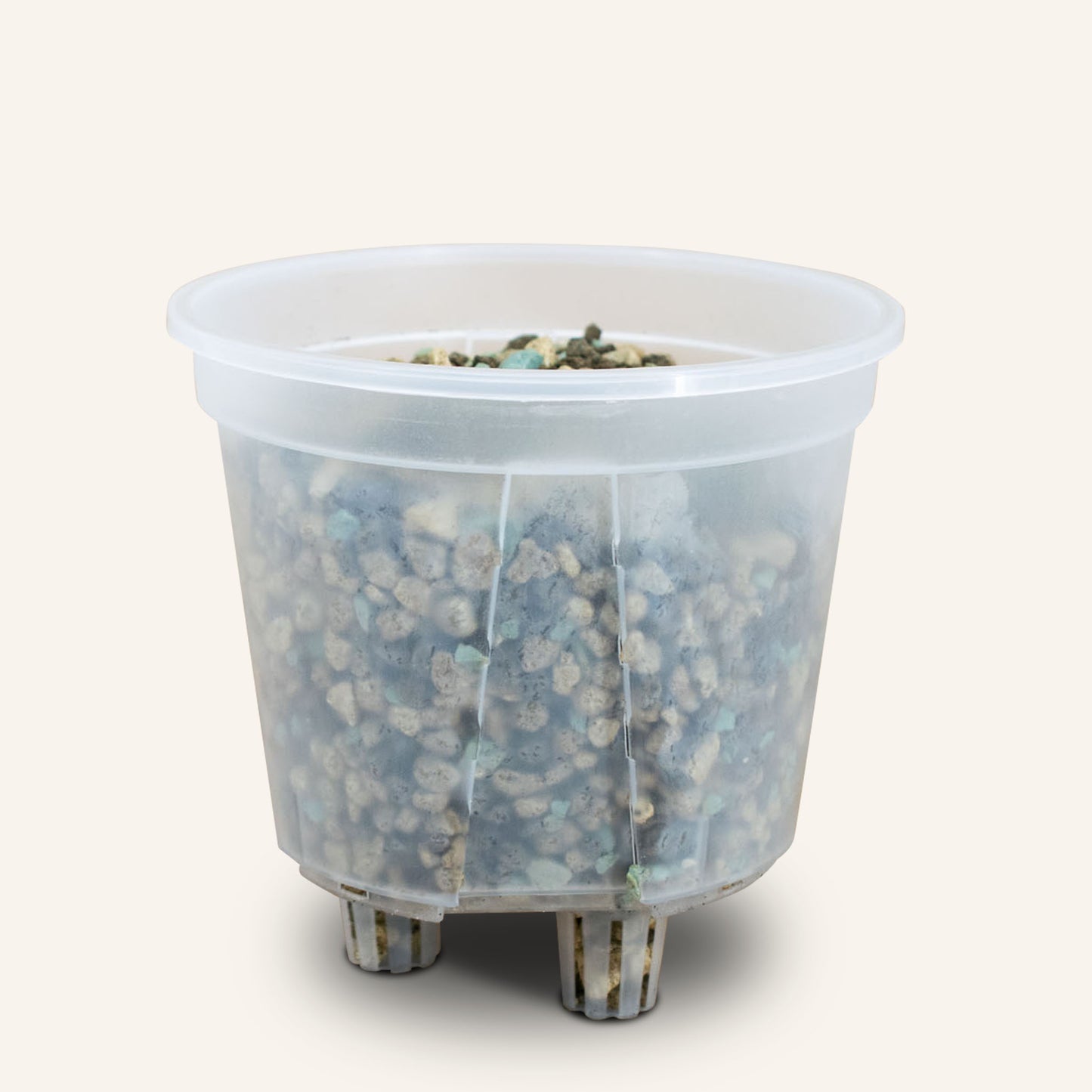 Klare selvvandende plantepotter