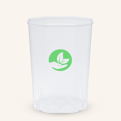 Square Clear Plant Pots