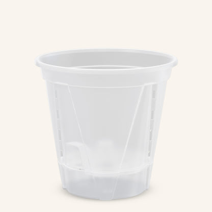 Klare selvvandende plantepotter