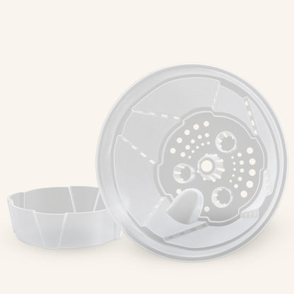 Klare selvvandende plantepotter